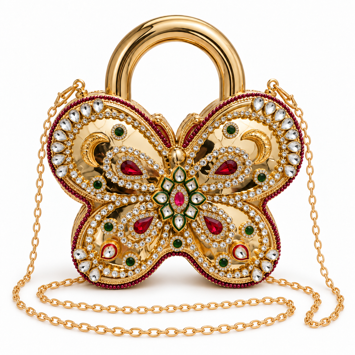 Titli Royale Wedding Bag | Hand-Embellished Butterfly Sling Bag | DEVIQ | WB-1001