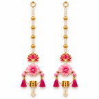 Pankhuri | Handcrafted Lotus & Floral Candle Wall Hangings – Set of 2 | DEVIQ | WH-1010