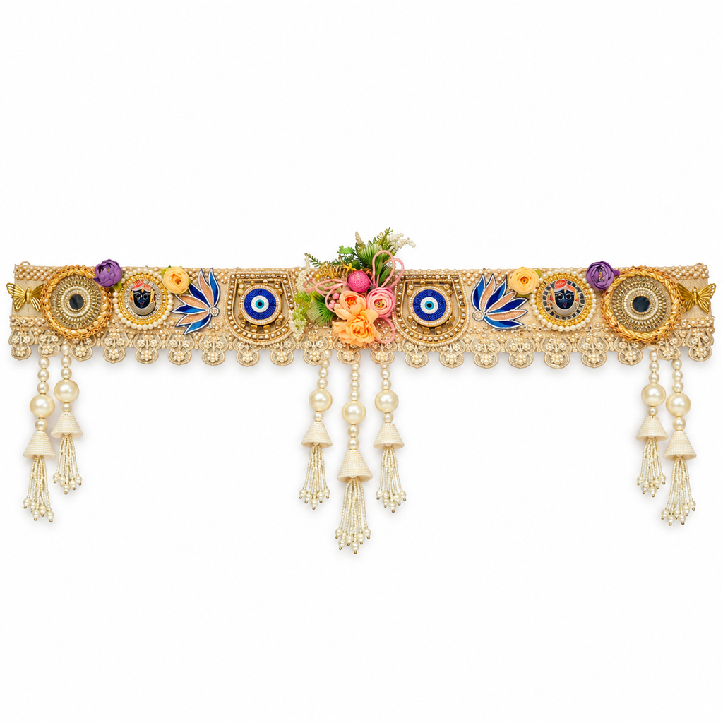 Neeldwaar | Handcrafted Floral & Nazar Bandarwal | DEVIQ | BW-1003