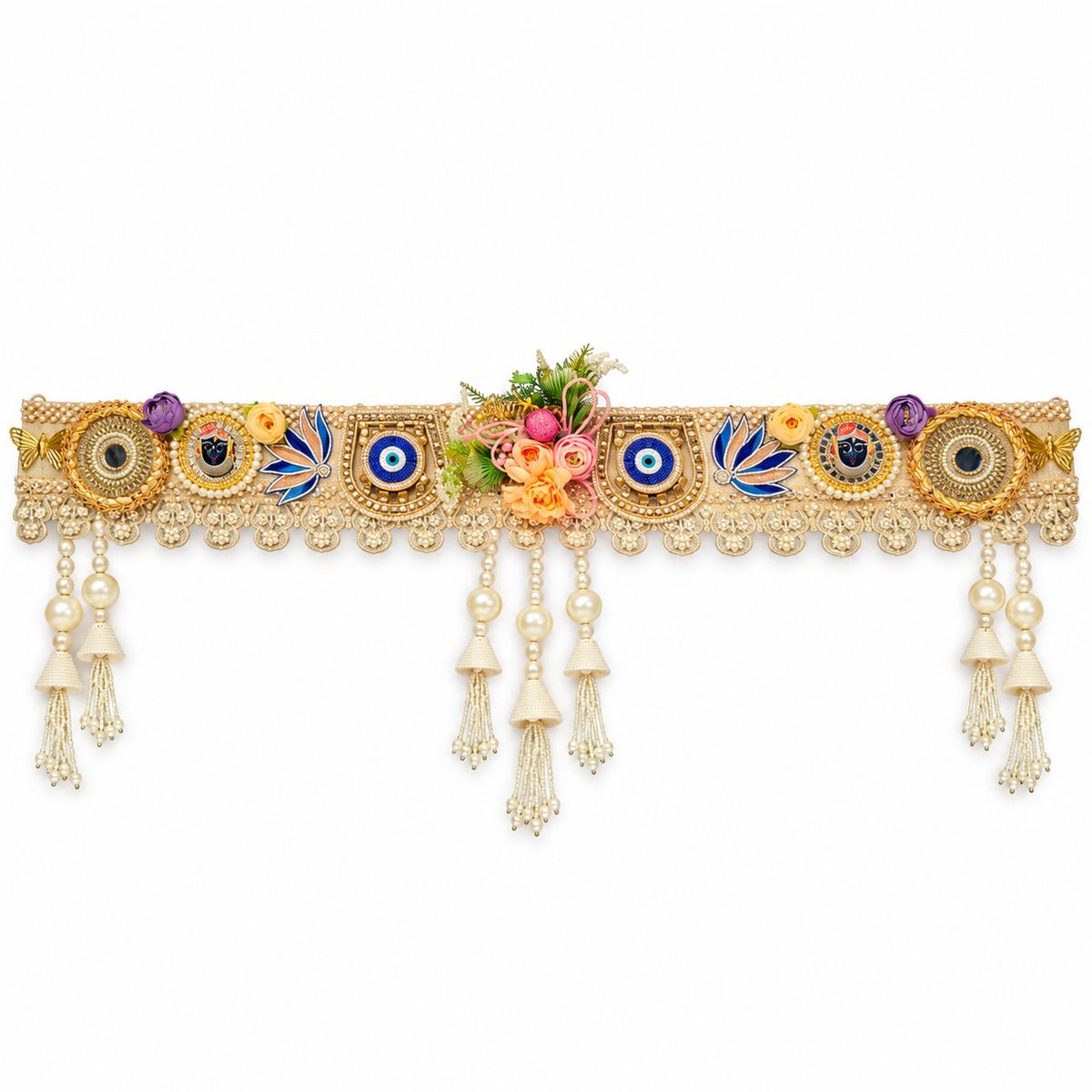 Neeldwaar | Handcrafted Floral & Nazar Bandarwal | DEVIQ | BW-1003