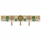 Haritangan | Handcrafted Lotus & Sage Floral Bandarwal | DEVIQ | BW-1017