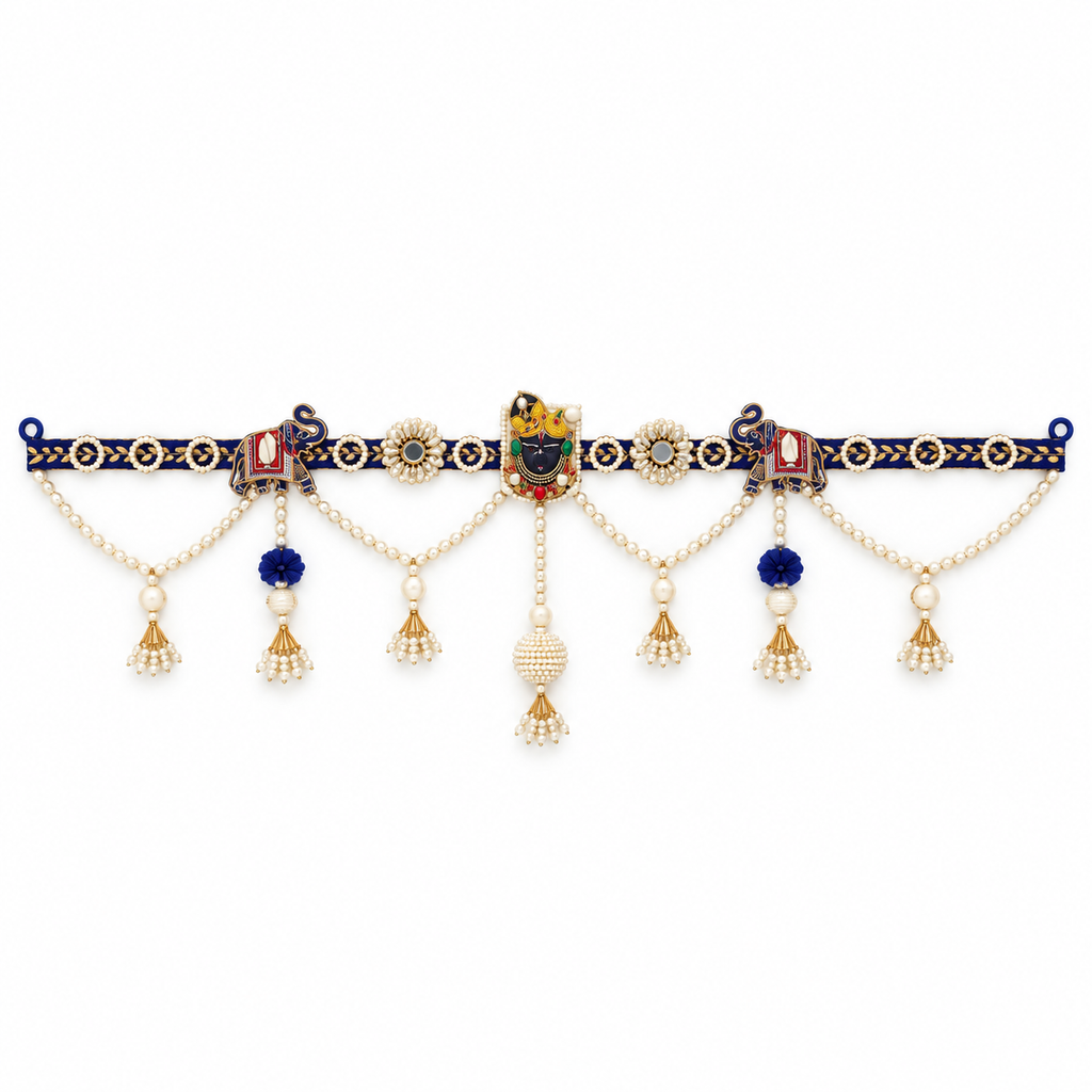 Shyamangan | Handcrafted Shrinathji & Pearl-Style Bandarwal | DEVIQ | BW-1013