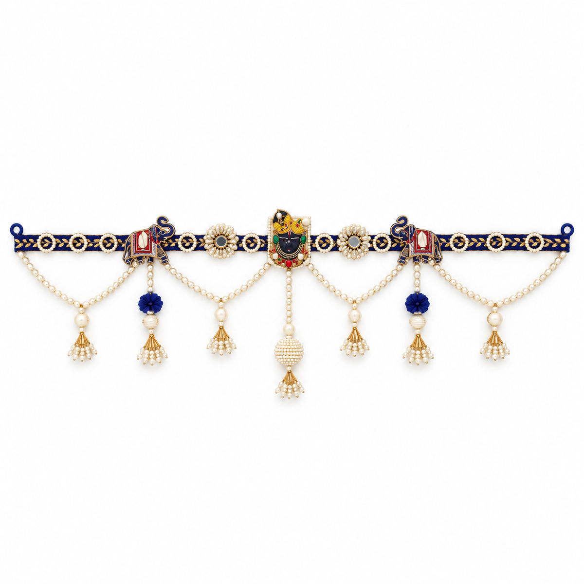 Shyamangan | Handcrafted Shrinathji & Pearl-Style Bandarwal | DEVIQ | BW-1013