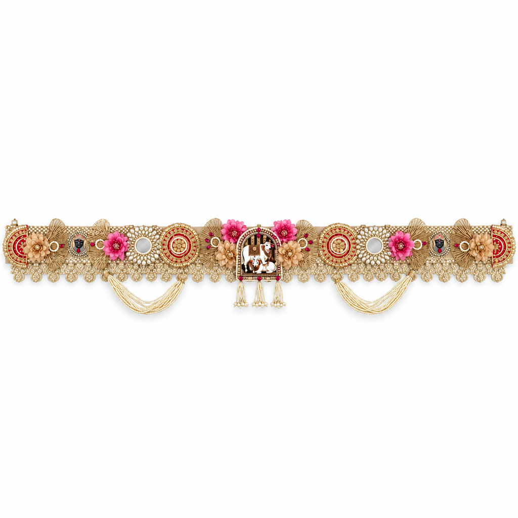 Rajangana | 58-Inch Grand Entrance Handcrafted Bandarwal | DEVIQ | BW-1015