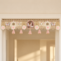 Gokuldwaar | Handcrafted Ivory & Blush Luxury Bandarwal | DEVIQ | BW-1008