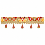 Rangdwaar | Handcrafted Red & Gold Bandarwal | DEVIQ | BW-1009