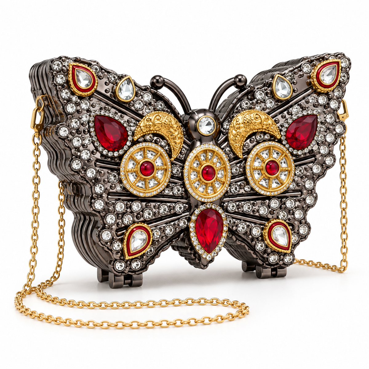 Titli Raaga Mini Wedding Bag | Dual-Tone Butterfly Sling | DEVIQ | WB-1007