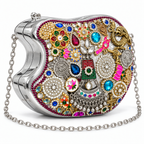 Rangtara Wedding Bag | Multicolour Hand-Embellished Evening Sling Bag | DEVIQ | WB-1003