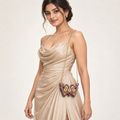 Titli Raaga Mini Wedding Bag | Dual-Tone Butterfly Sling | DEVIQ | WB-1007