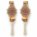 Gul Prabha | Handcrafted Pink Wall Candle Holders – Set of 2 | DEVIQ | WH-1002