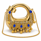 Neel Jharokha miniature wedding sling bag on white background