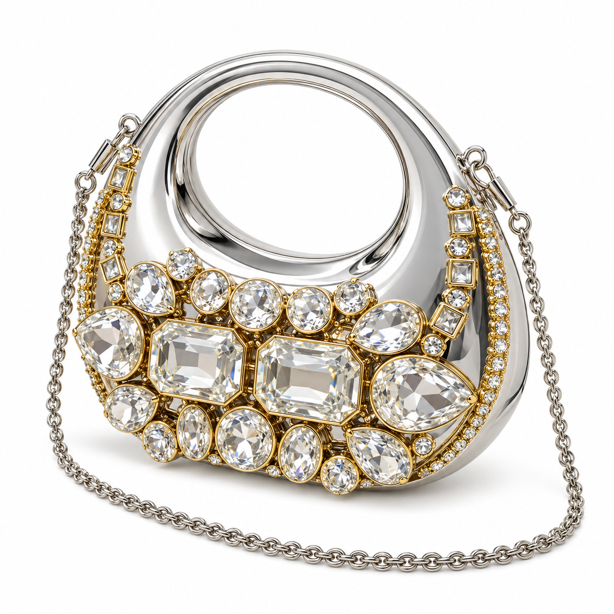 Rajat Aabha wedding sling bag on white background