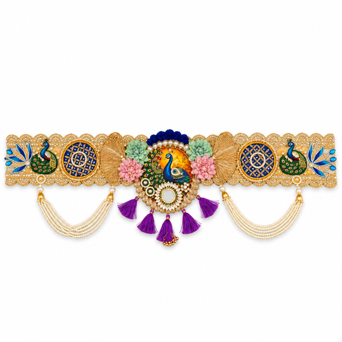 Mayurdwaar | Handcrafted Peacock Luxury Bandarwal | DEVIQ | BW-1004